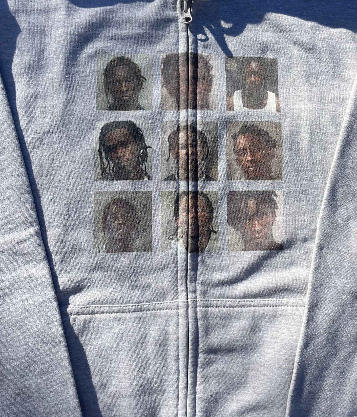 Thug Mugshot Zipper