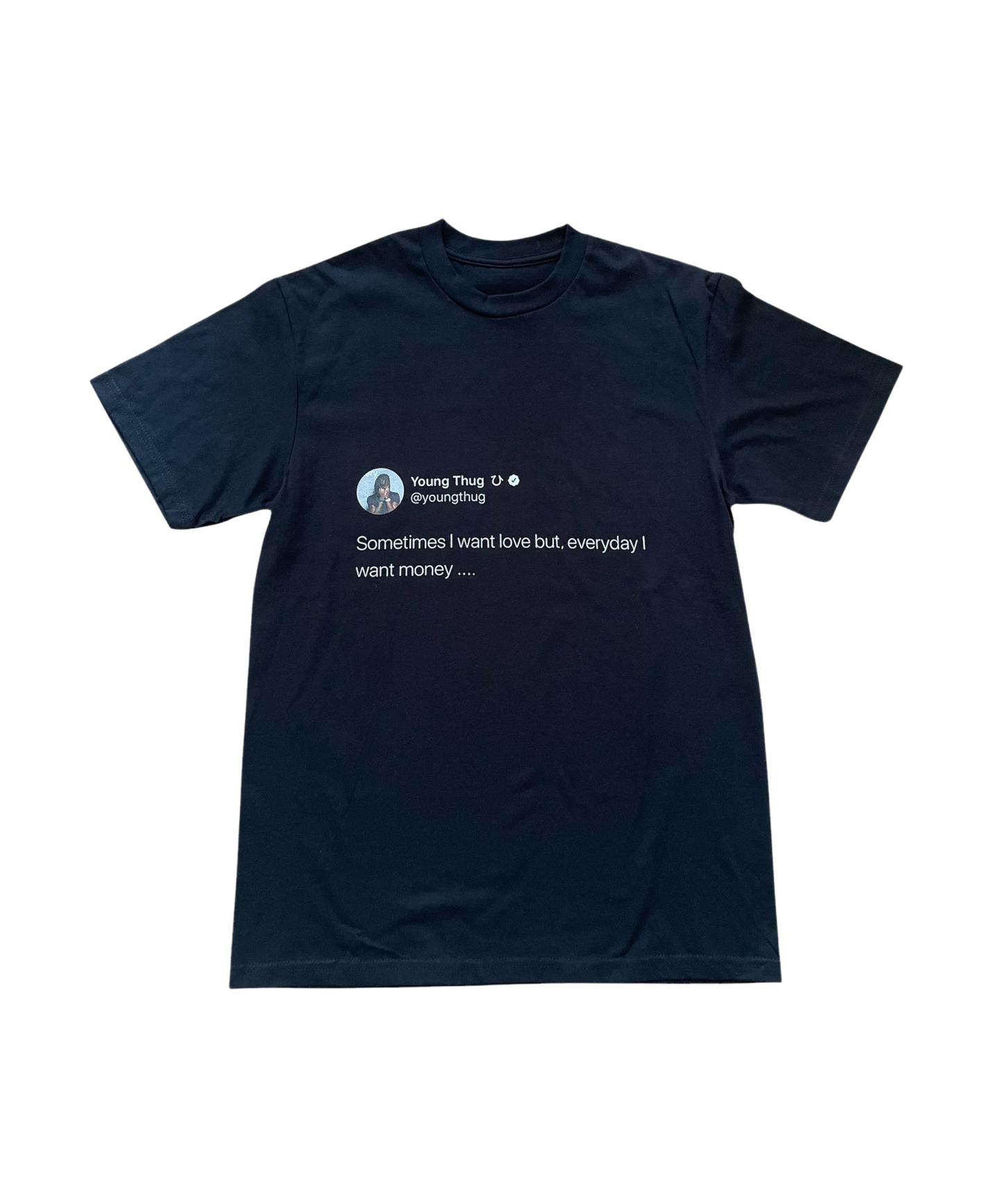 Sometimes I Want Love Tee (black)