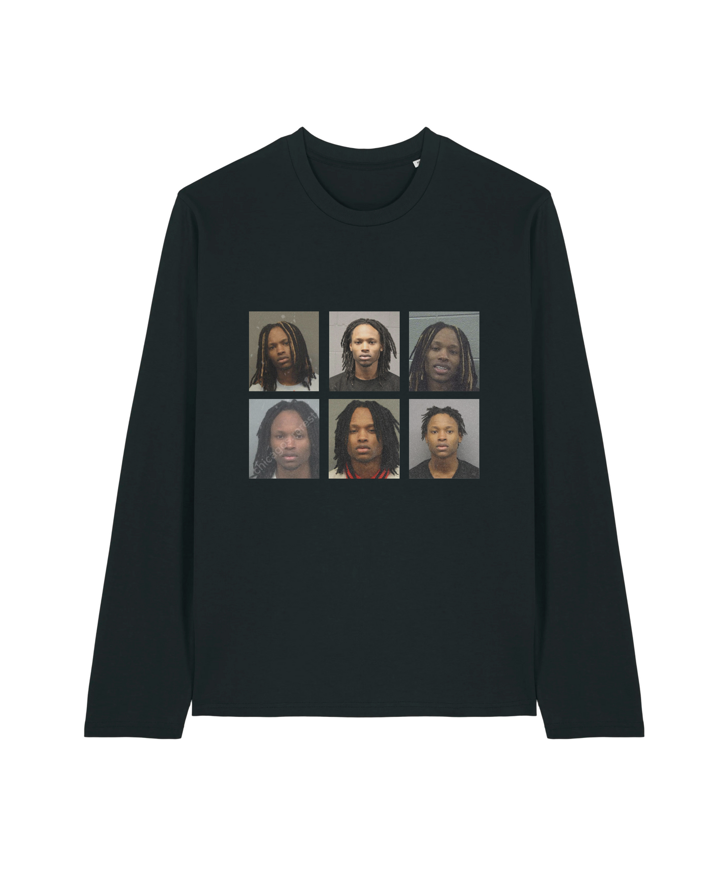 King Von Mugshot Longsleeve
