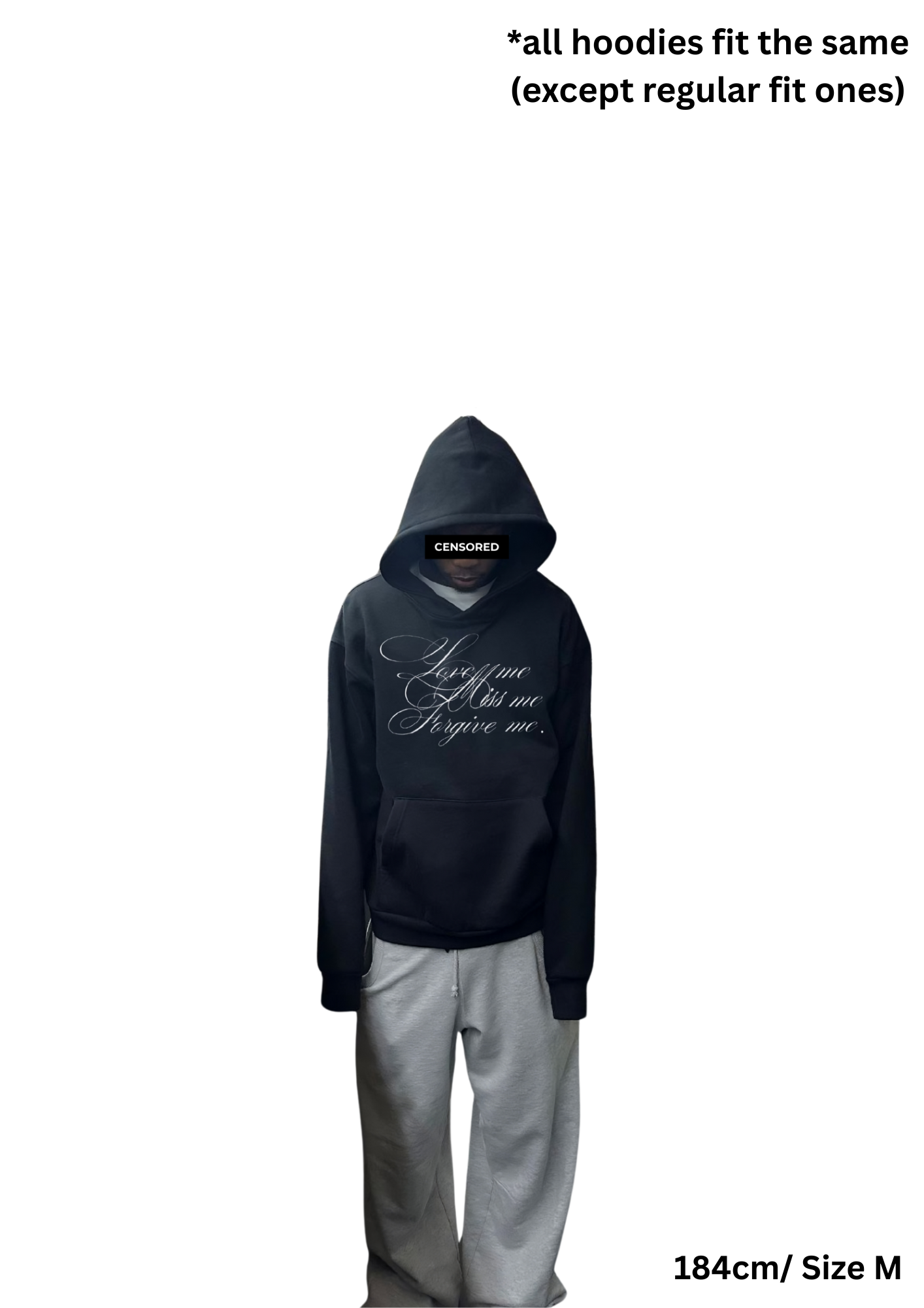 Thug Mugshot Hoodie black