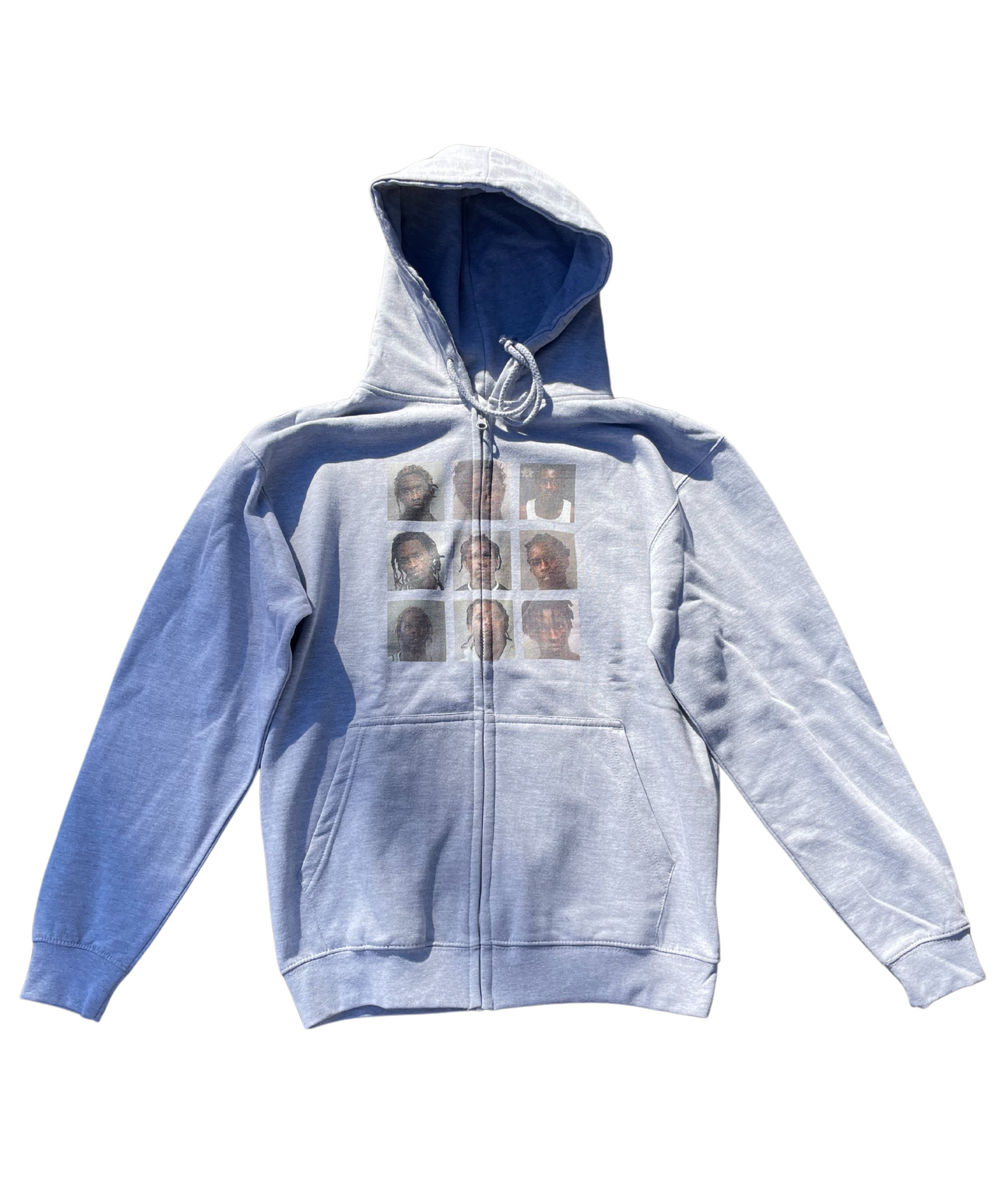 Thug Mugshot Zipper