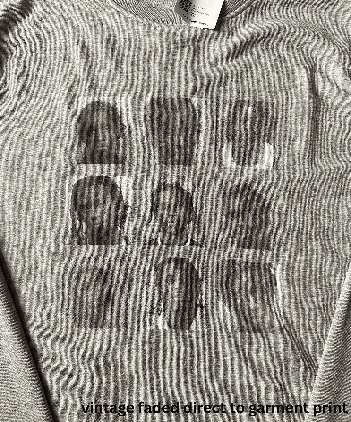 Thug Mugshot vintage faded Sweater