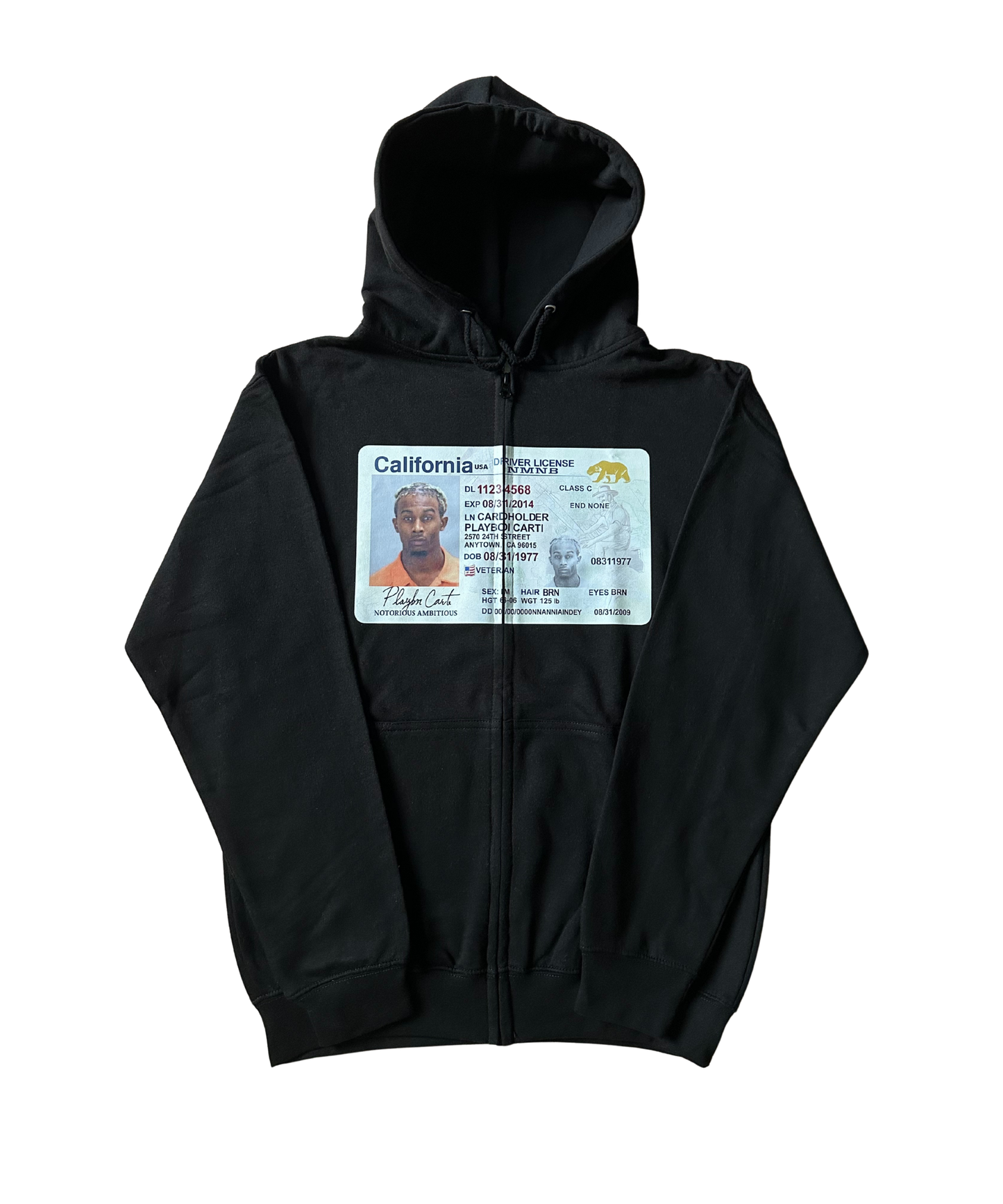 Carti License Zipper