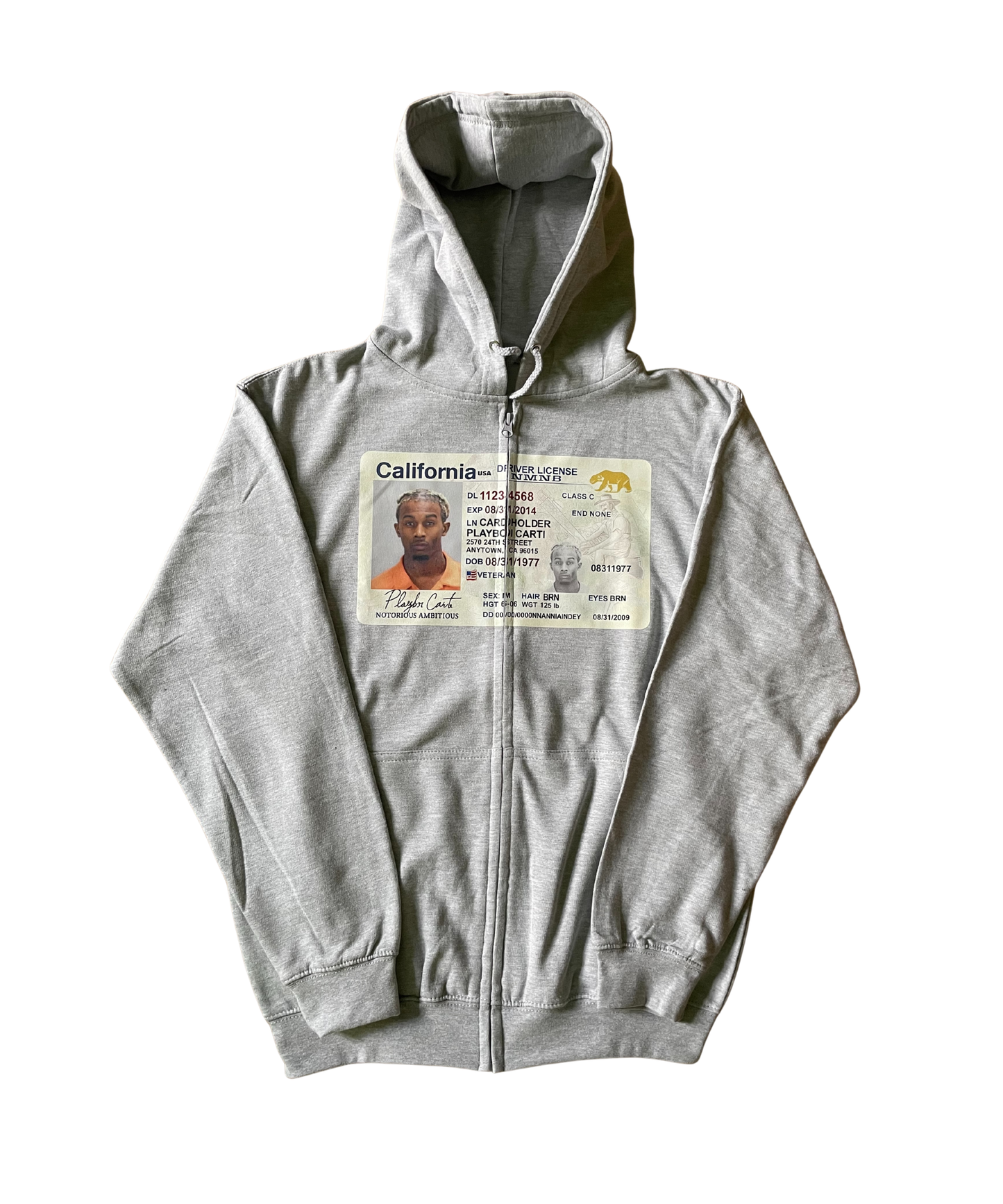 Carti License Zipper