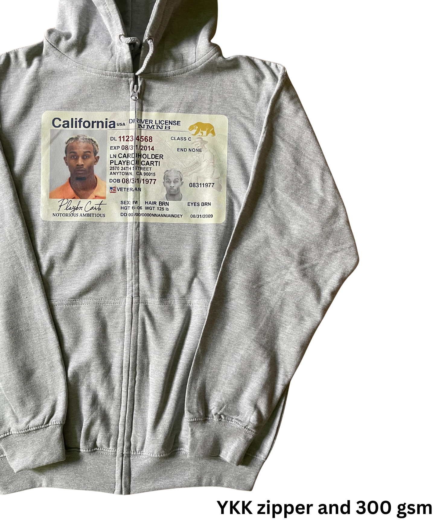Carti License Zipper