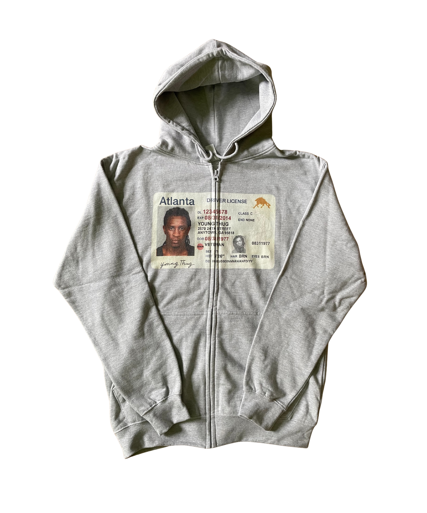 Thug License Zipper
