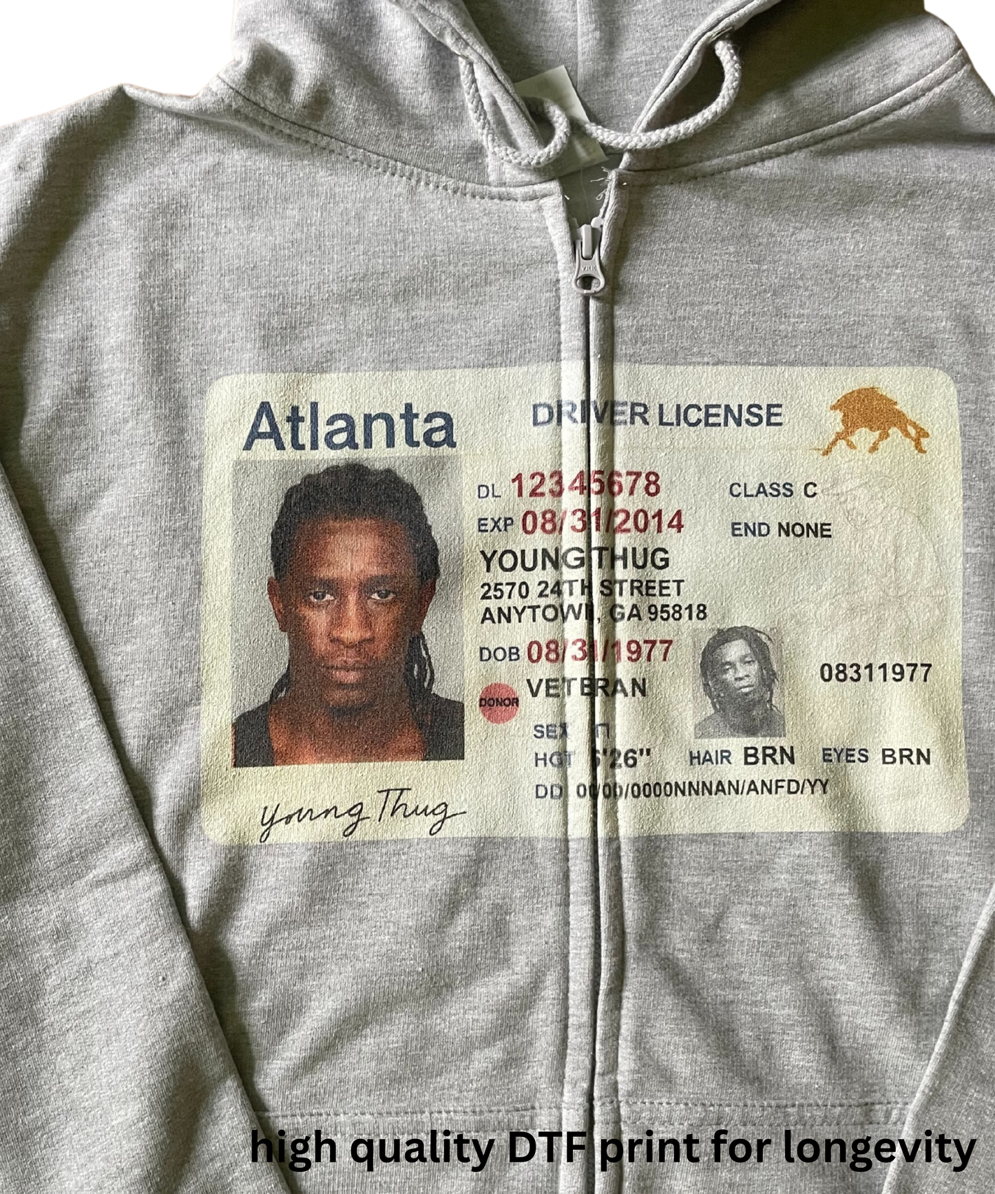 Thug License Zipper