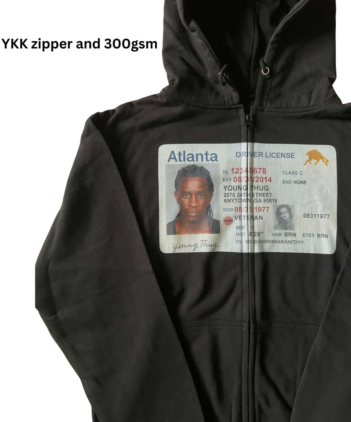 Thug License Zipper