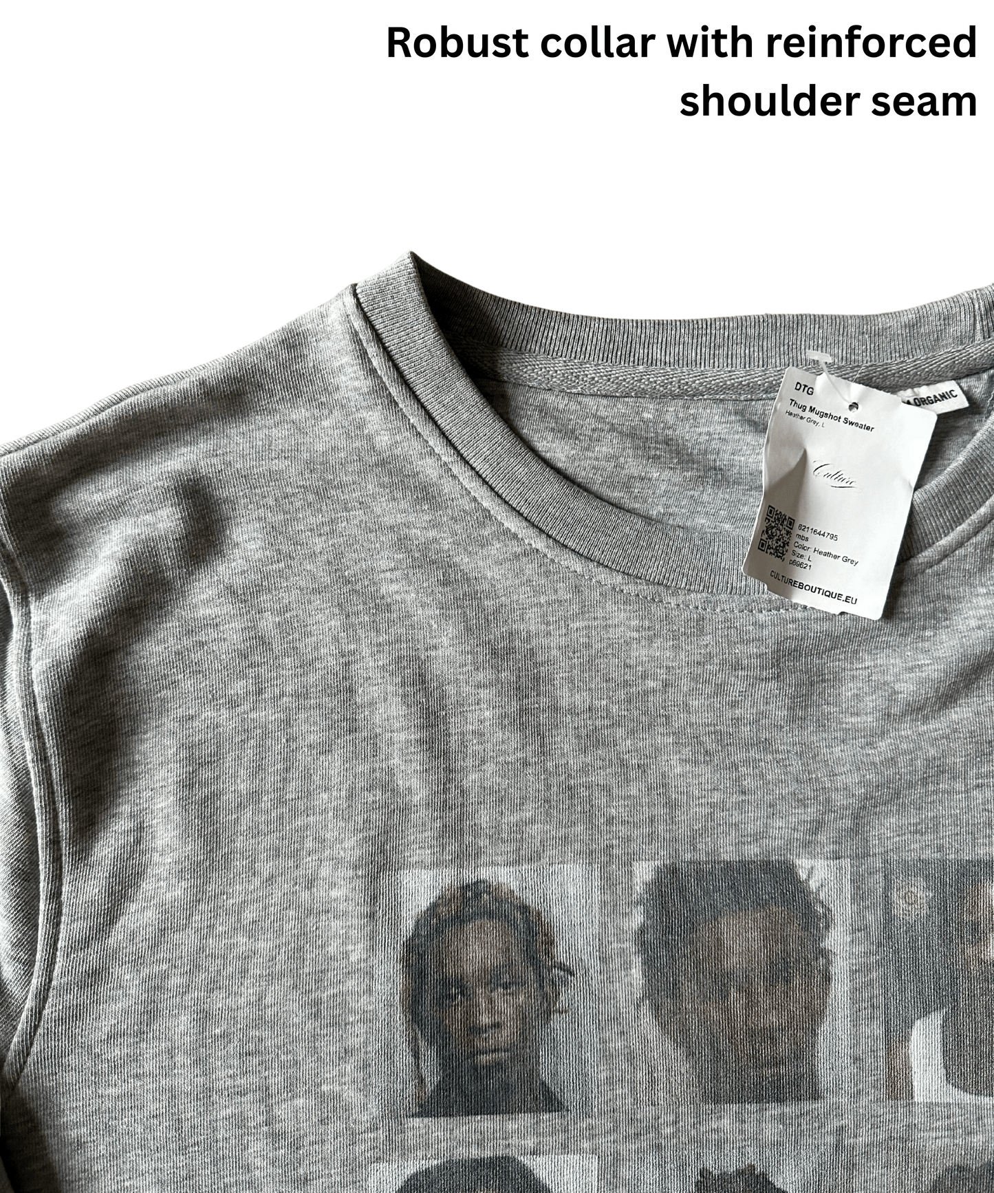 Thug Mugshot vintage faded Sweater