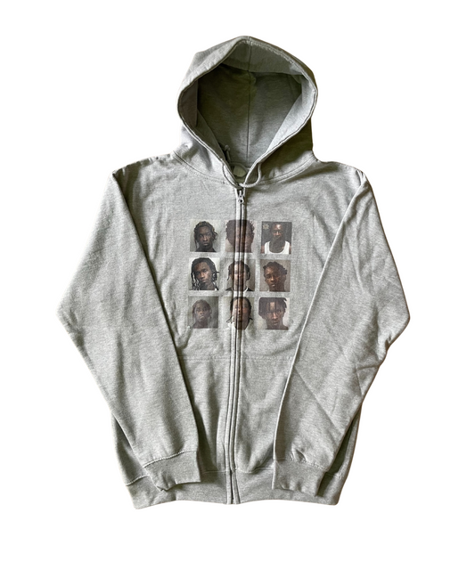 Thug Mugshot Zipper