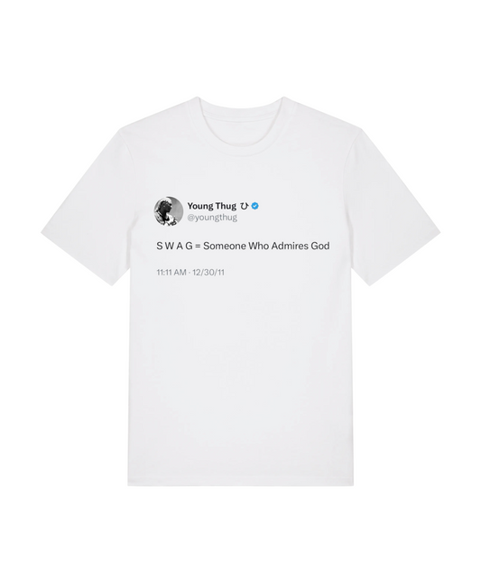 Admire God Thug Tee