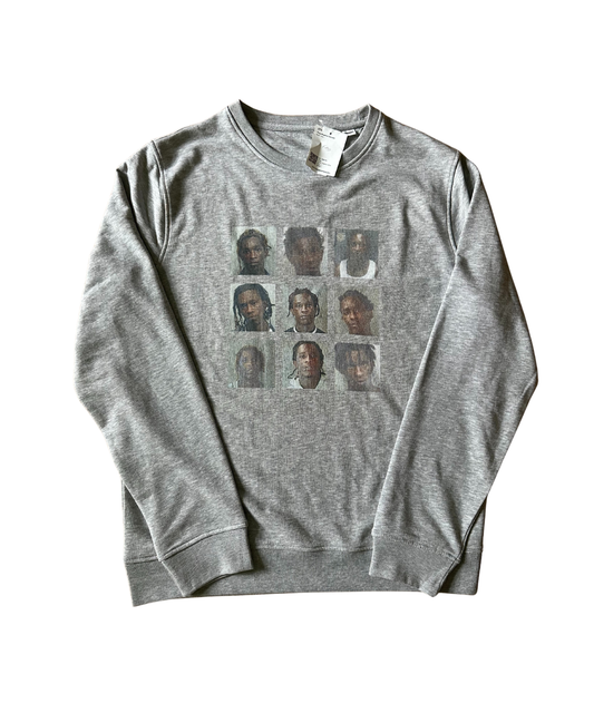 Thug Mugshot vintage faded Sweater