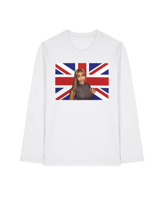 Pink GB Flag Longsleeve