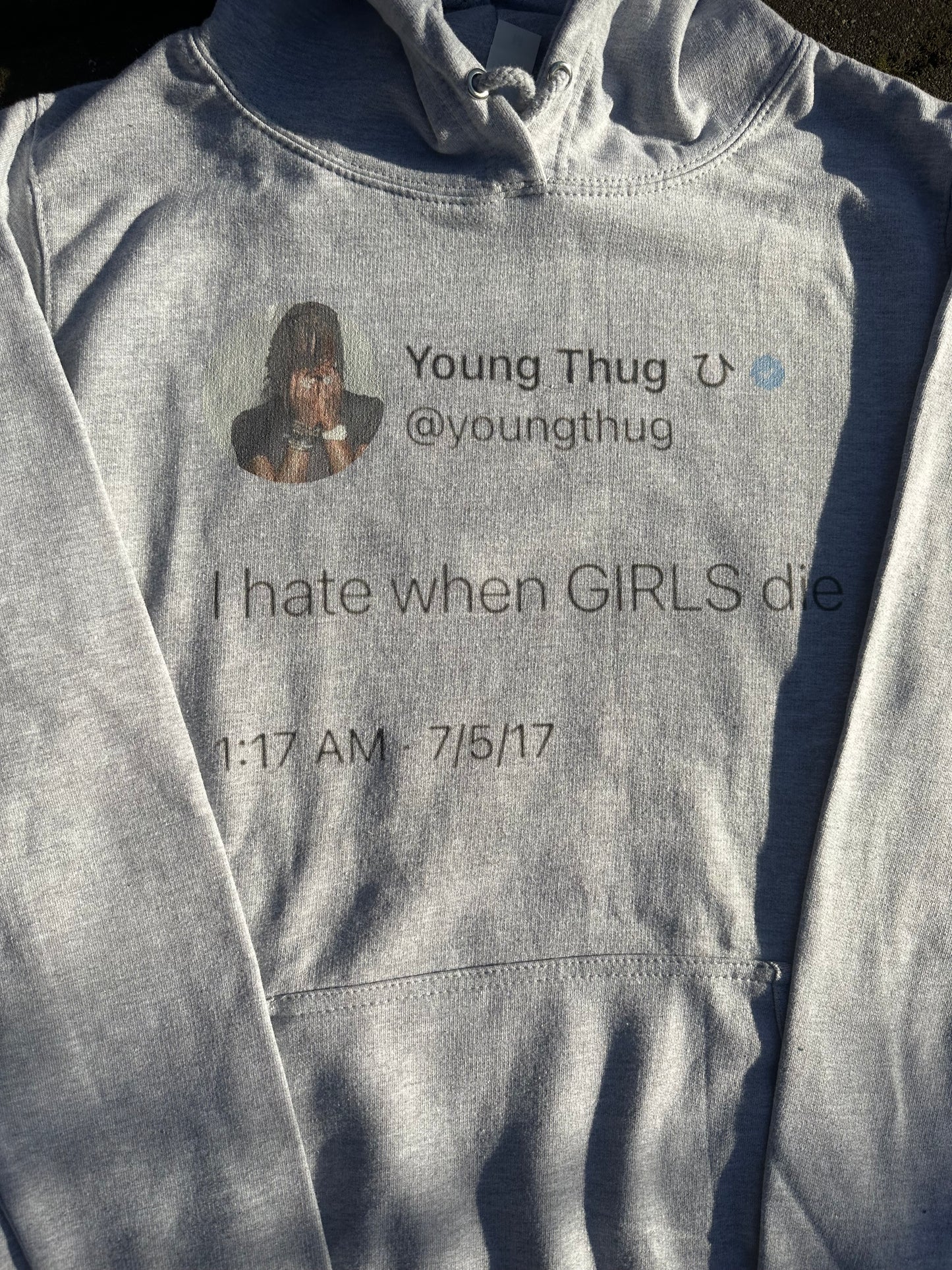 Hate When Girls Die Hoodie regular