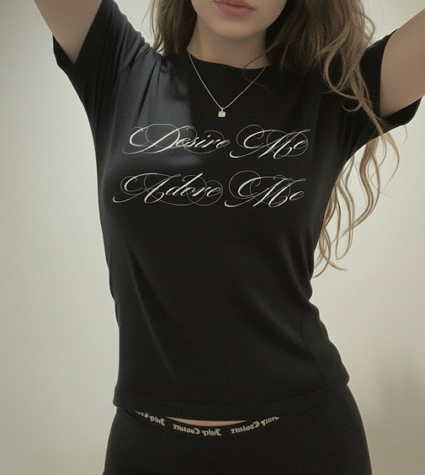 Desire, Adore Fitted Top