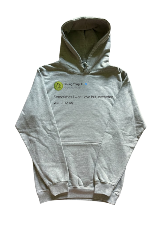 SIWL Thug Hoodie grey regular