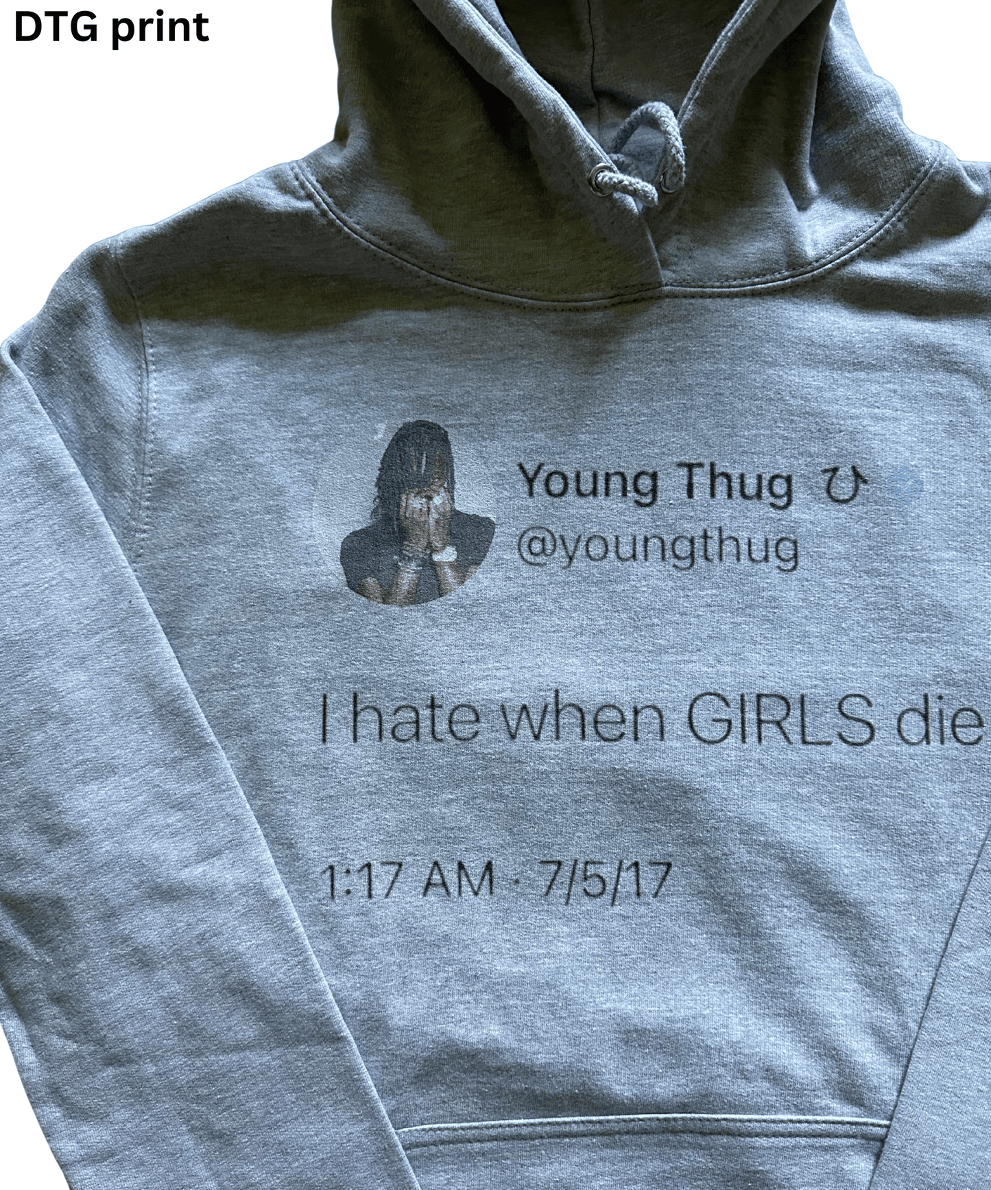 Hate When Girls Die Hoodie regular